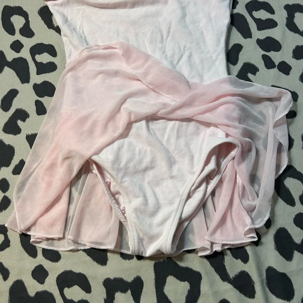 Classic Ballet Pink Leotard w/ Built-In Skirt 🩰 | Future Star | Size Small